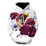 one piece luffy gear 4 hoodie