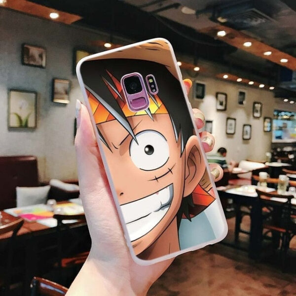 One Piece Phone Case Samsung Smiling Luffy - One Piece Merch
